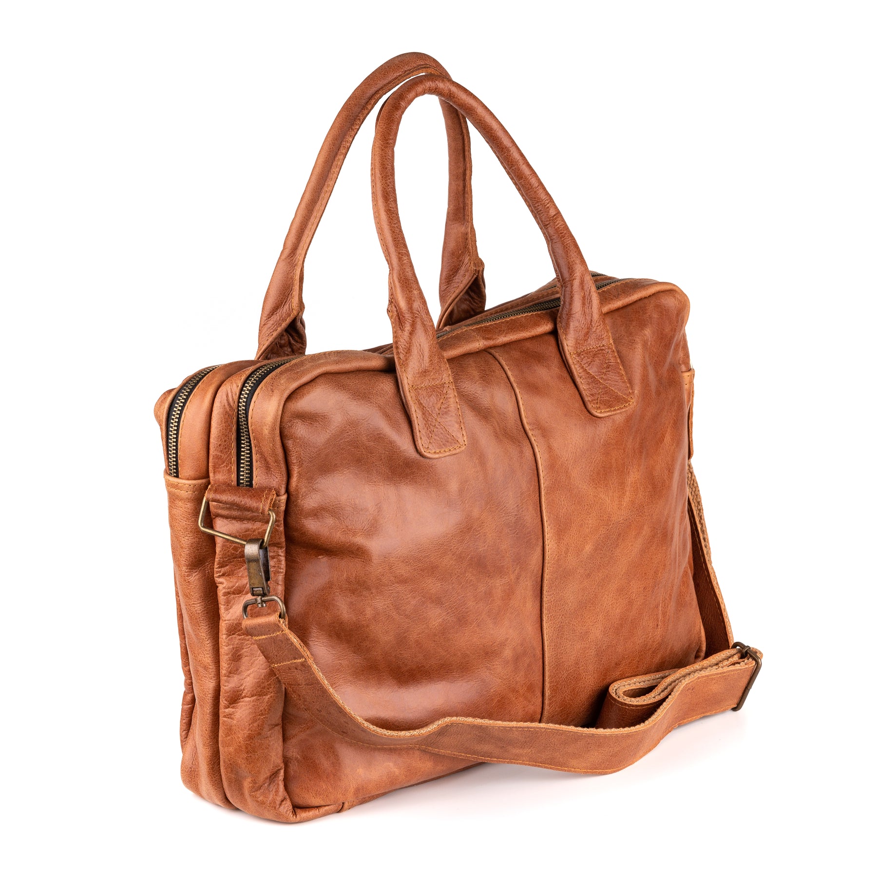 Amsterdam Leren Laptoptas 17 Inch Bruin - Chill-Line Leder