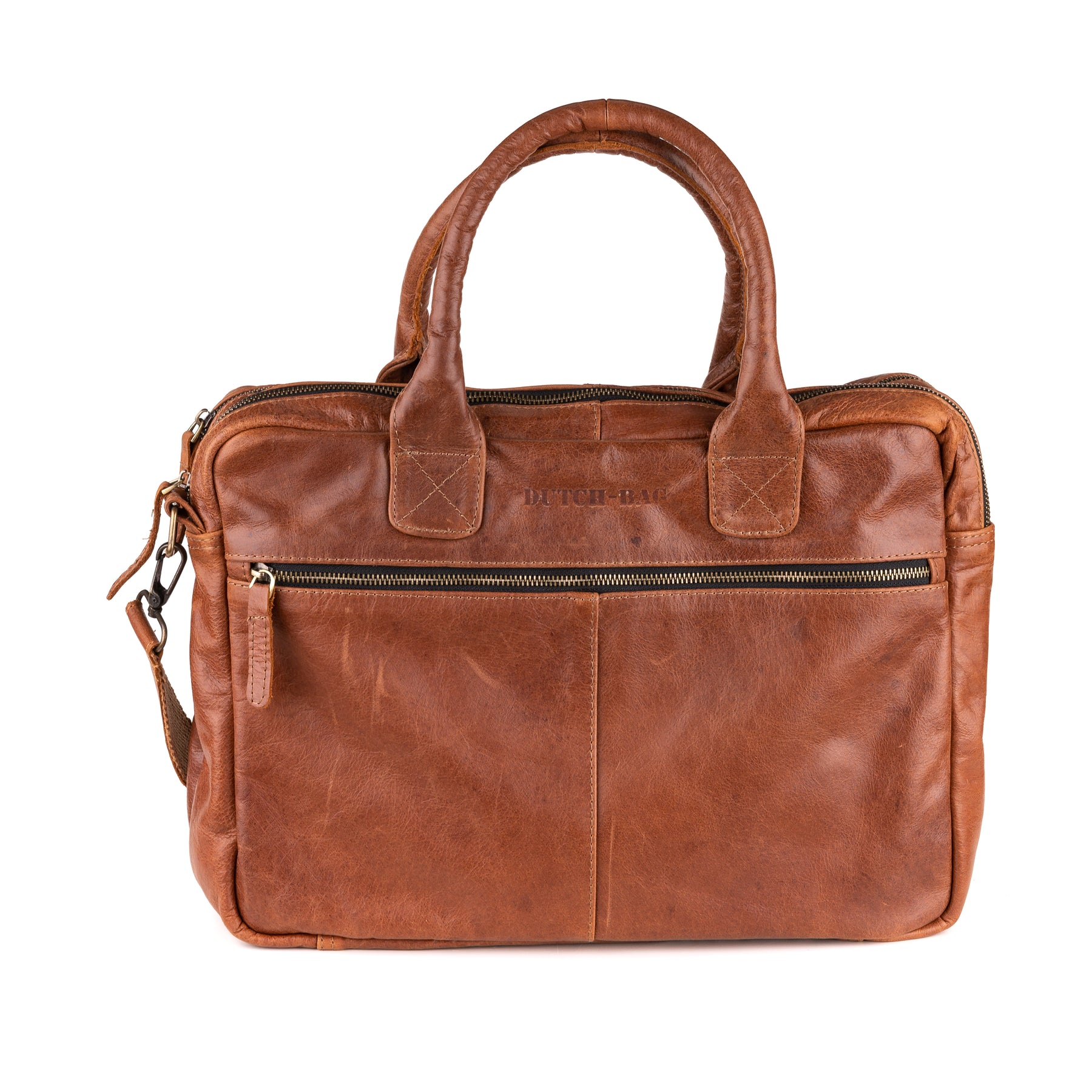 Amsterdam Leren Laptoptas 17 Inch Donkerbruin - Chill-Line Leder