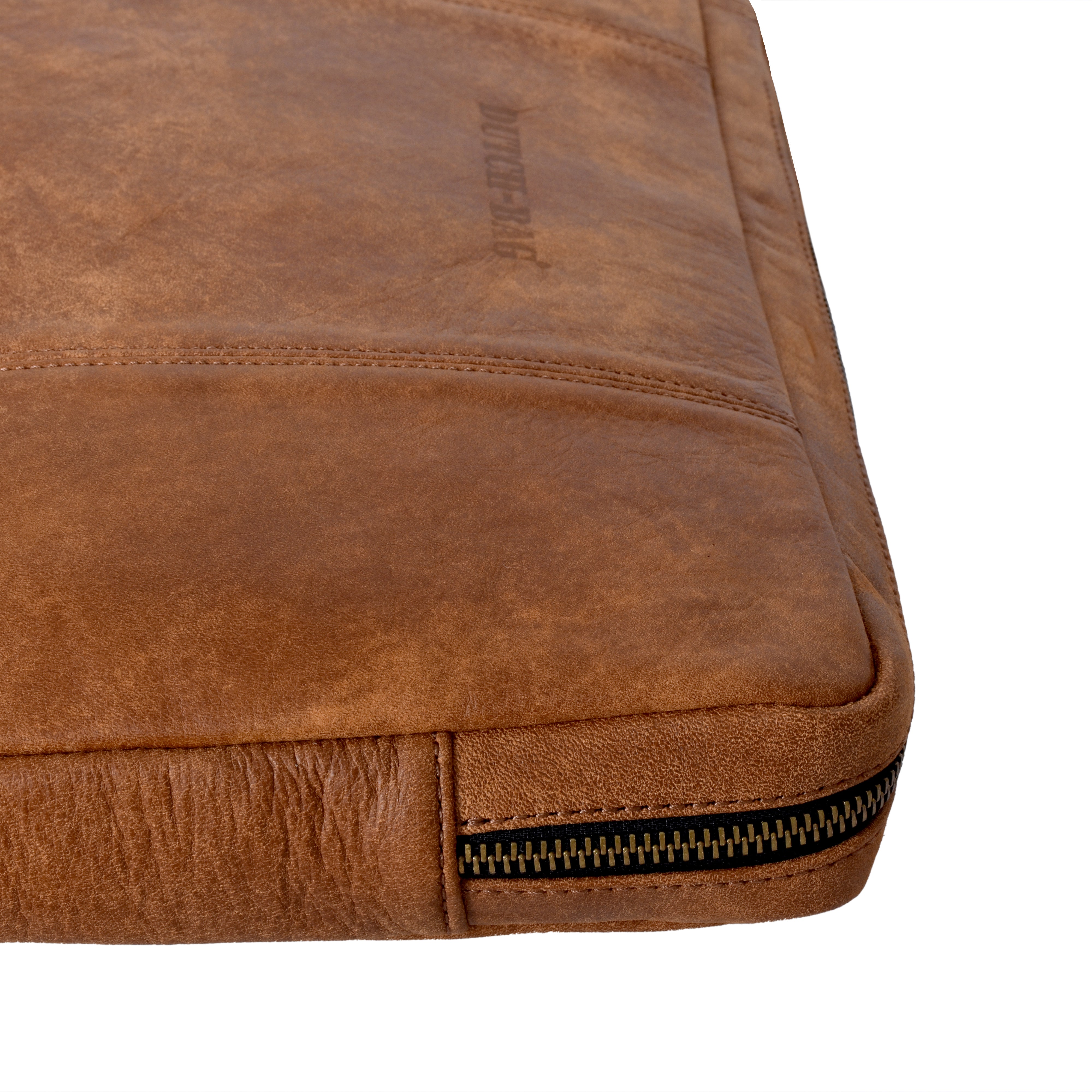 Leren Laptop Sleeve Cognac 15 inch