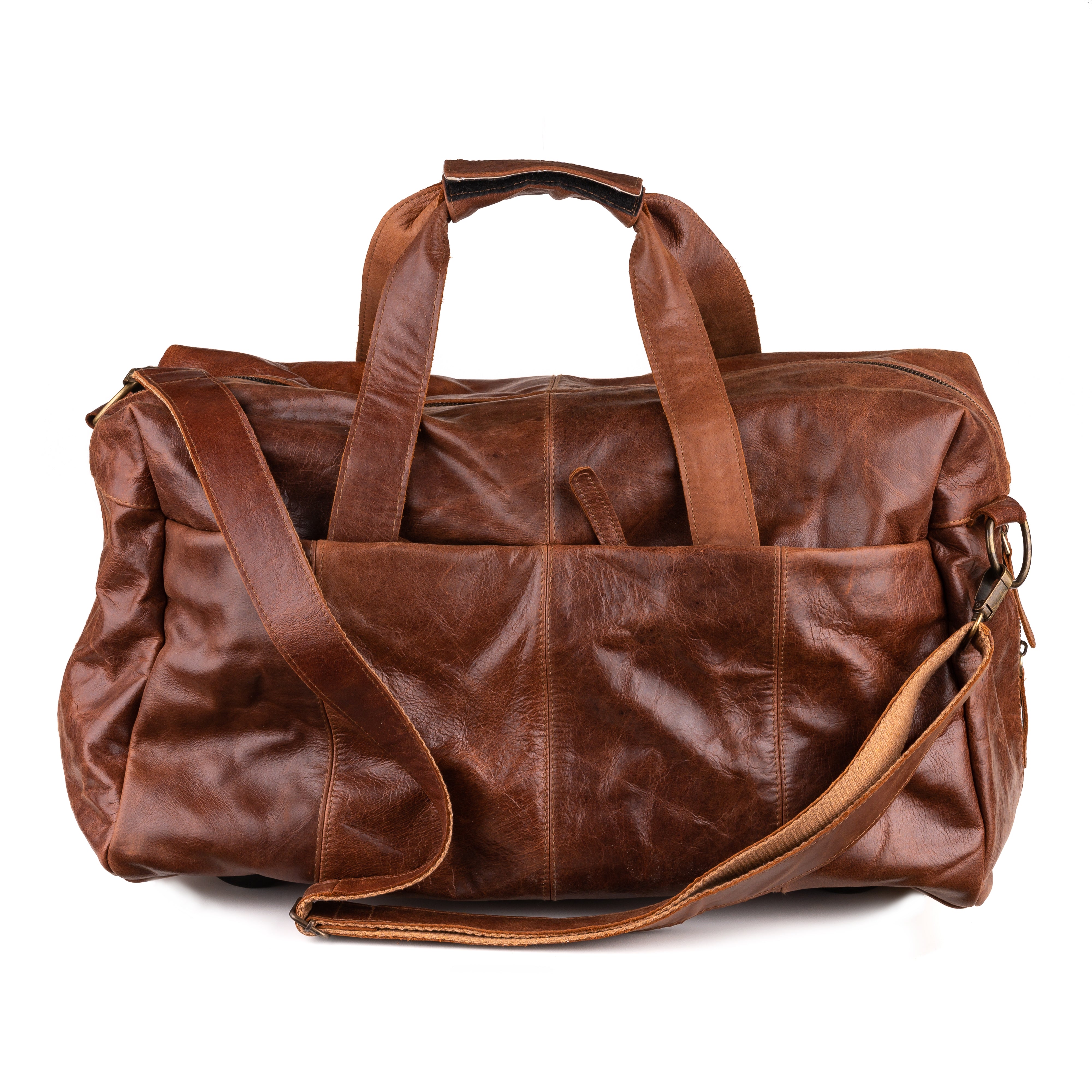 Zwolle Leren Weekendtas Dark Brown - Chill-Line Leder