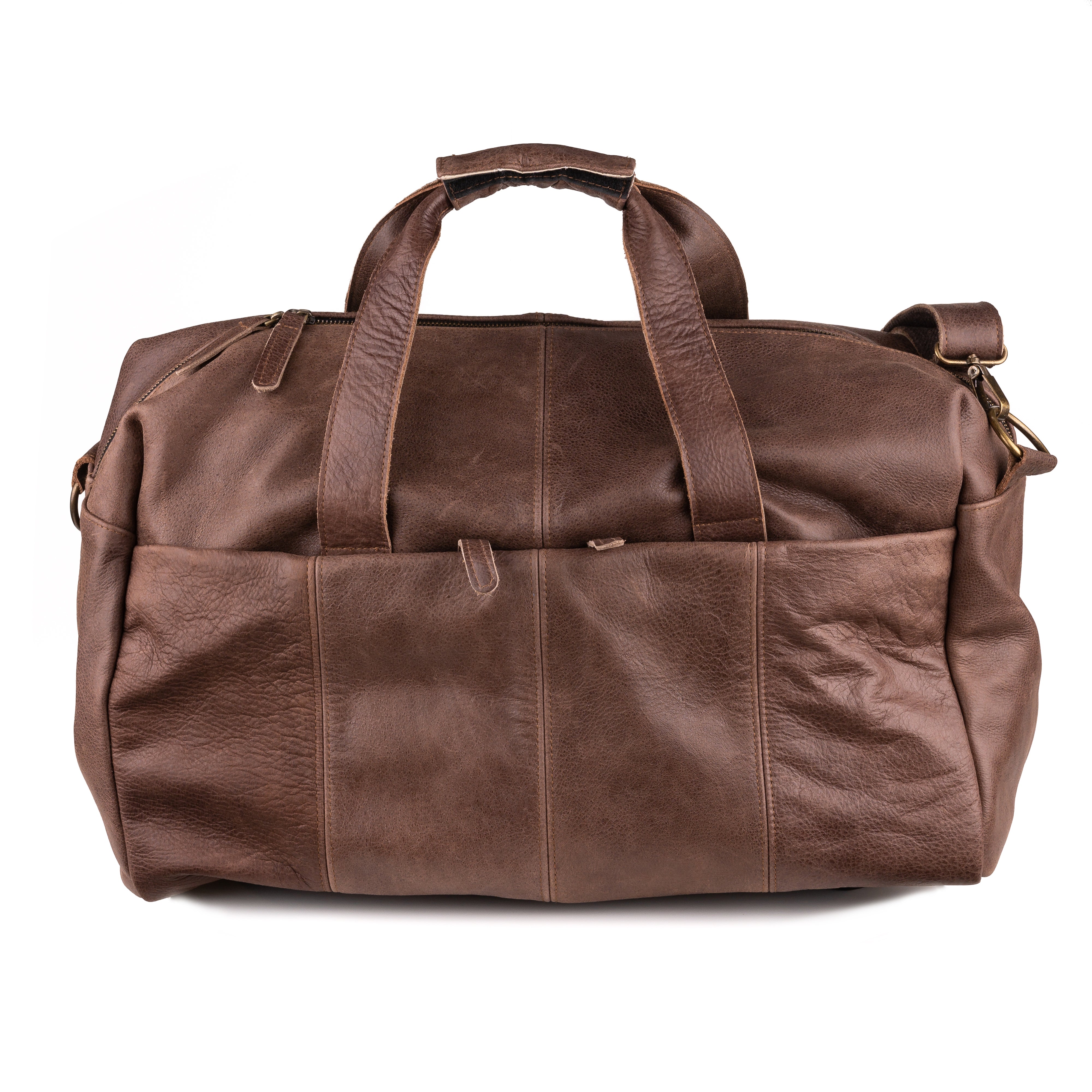 Zwolle Leren Weekendtas Brown - Vintage Leder