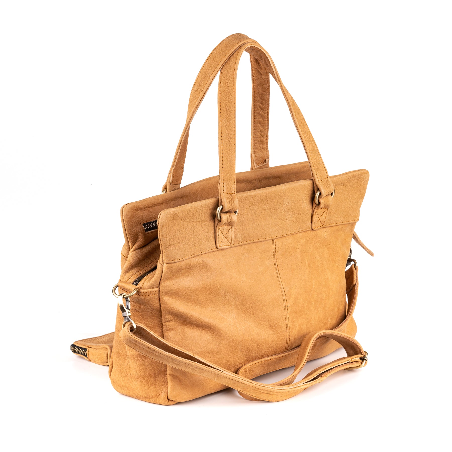 Arnhem Ladies Handbag Leather Rust - Kenya Leather