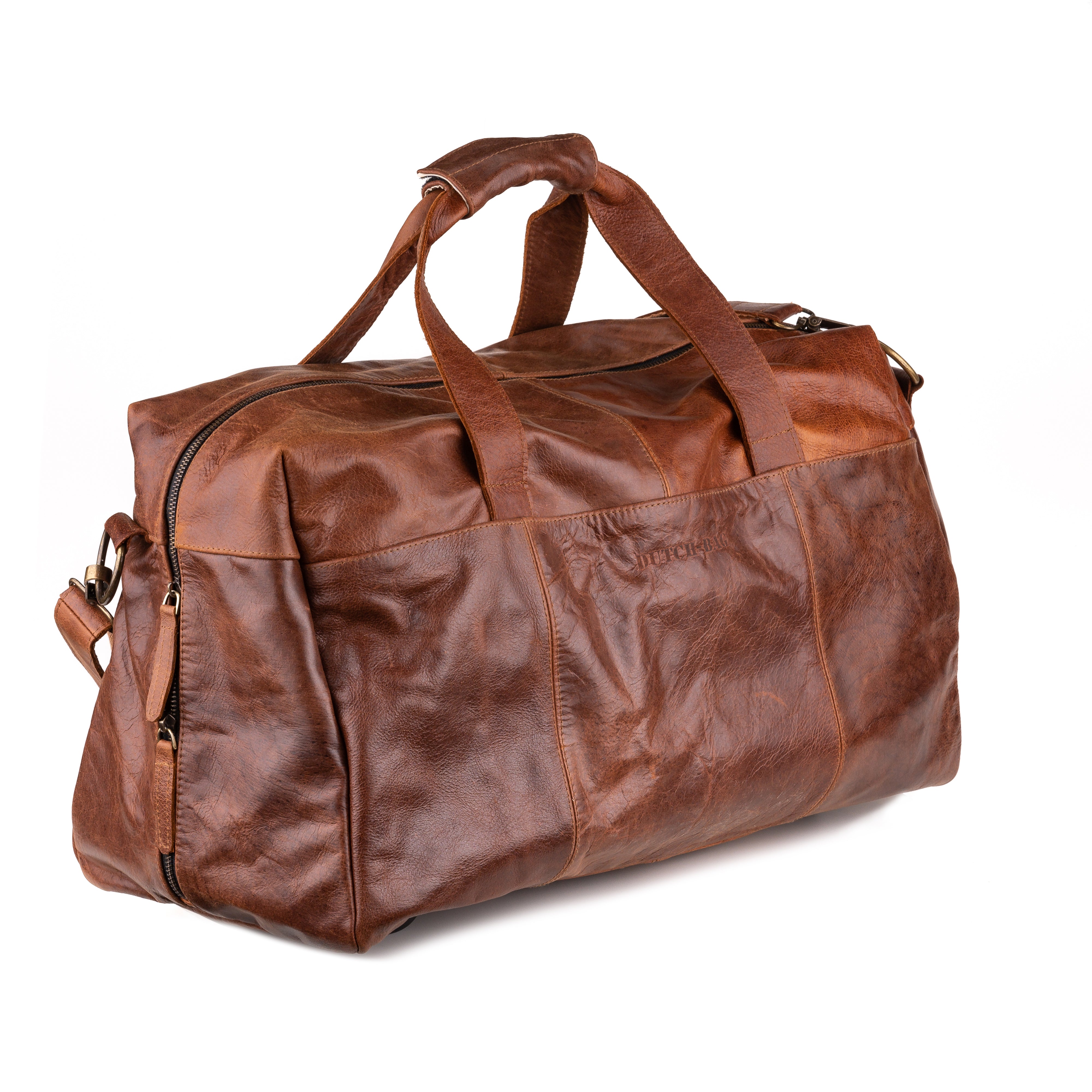 Zwolle Leren Weekendtas Dark Brown - Chill-Line Leder