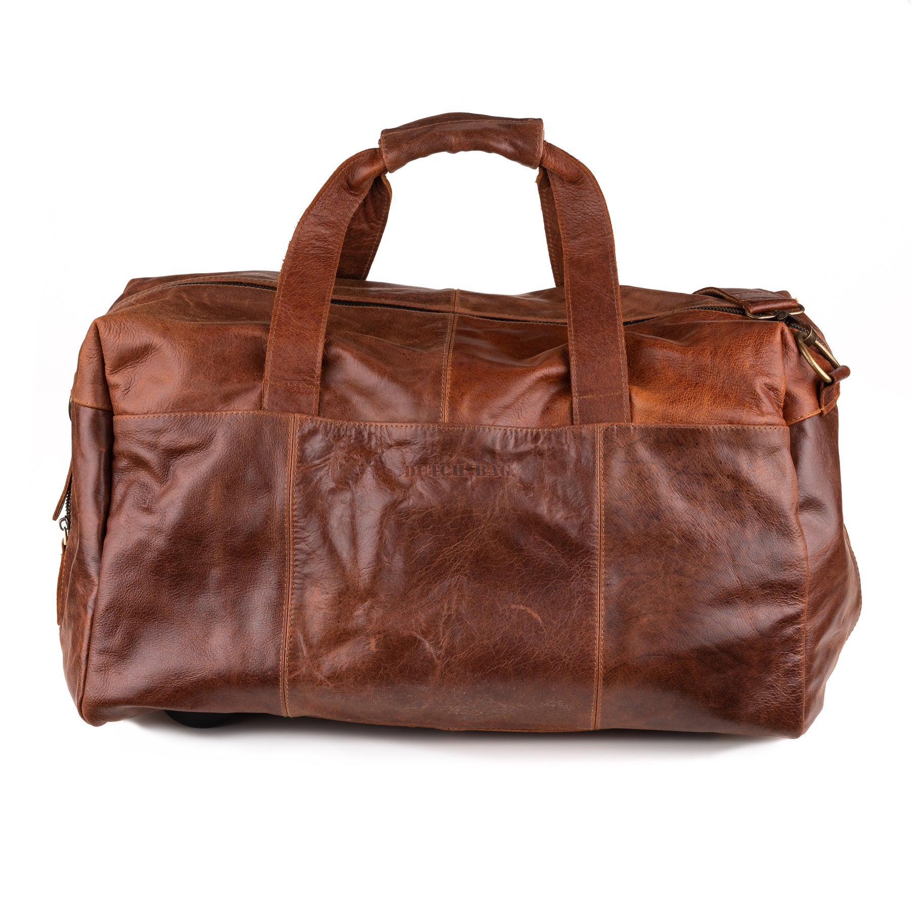 Zwolle Leren Weekendtas Dark Brown - Chill-Line Leder