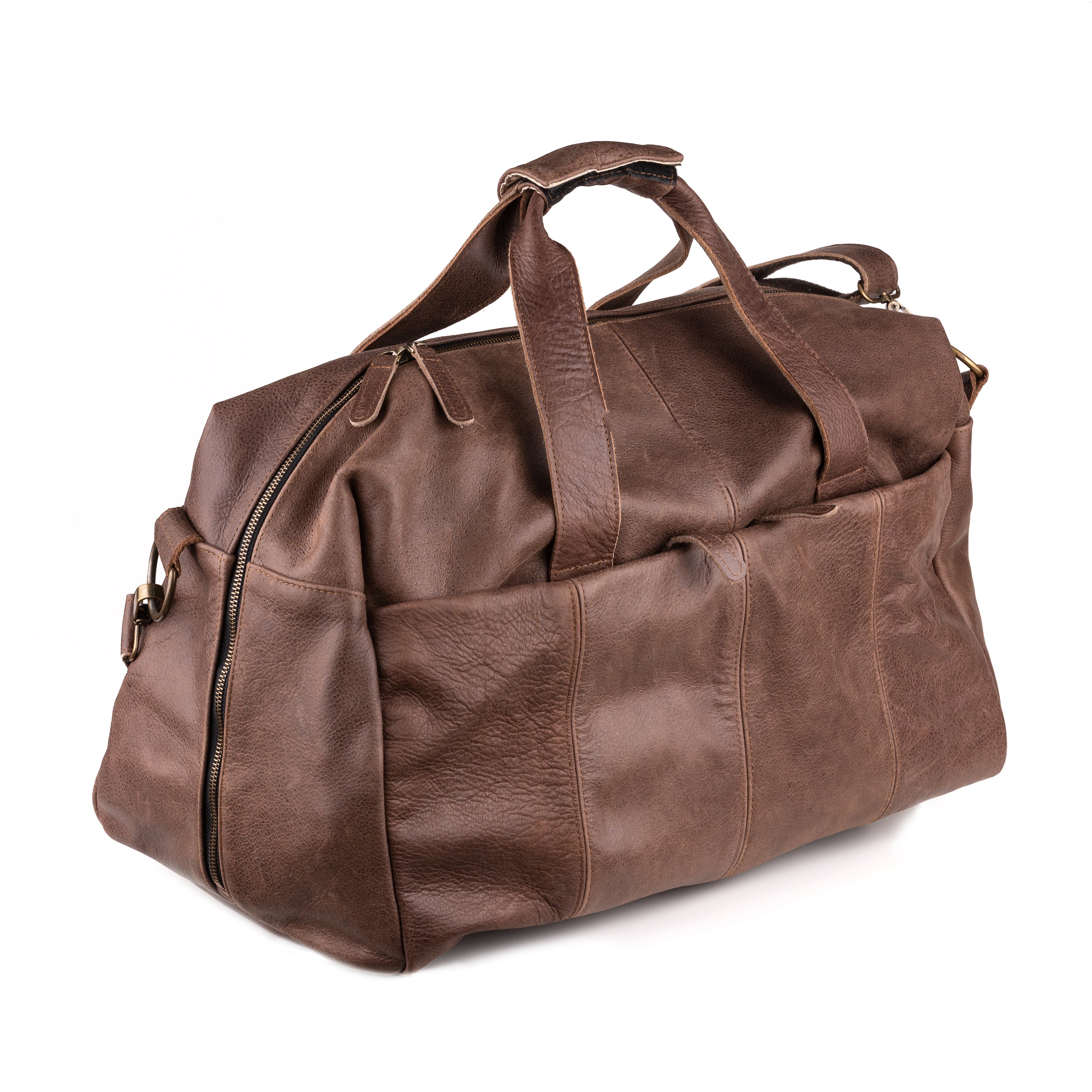 Zwolle Leren Weekendtas Brown - Vintage Leder