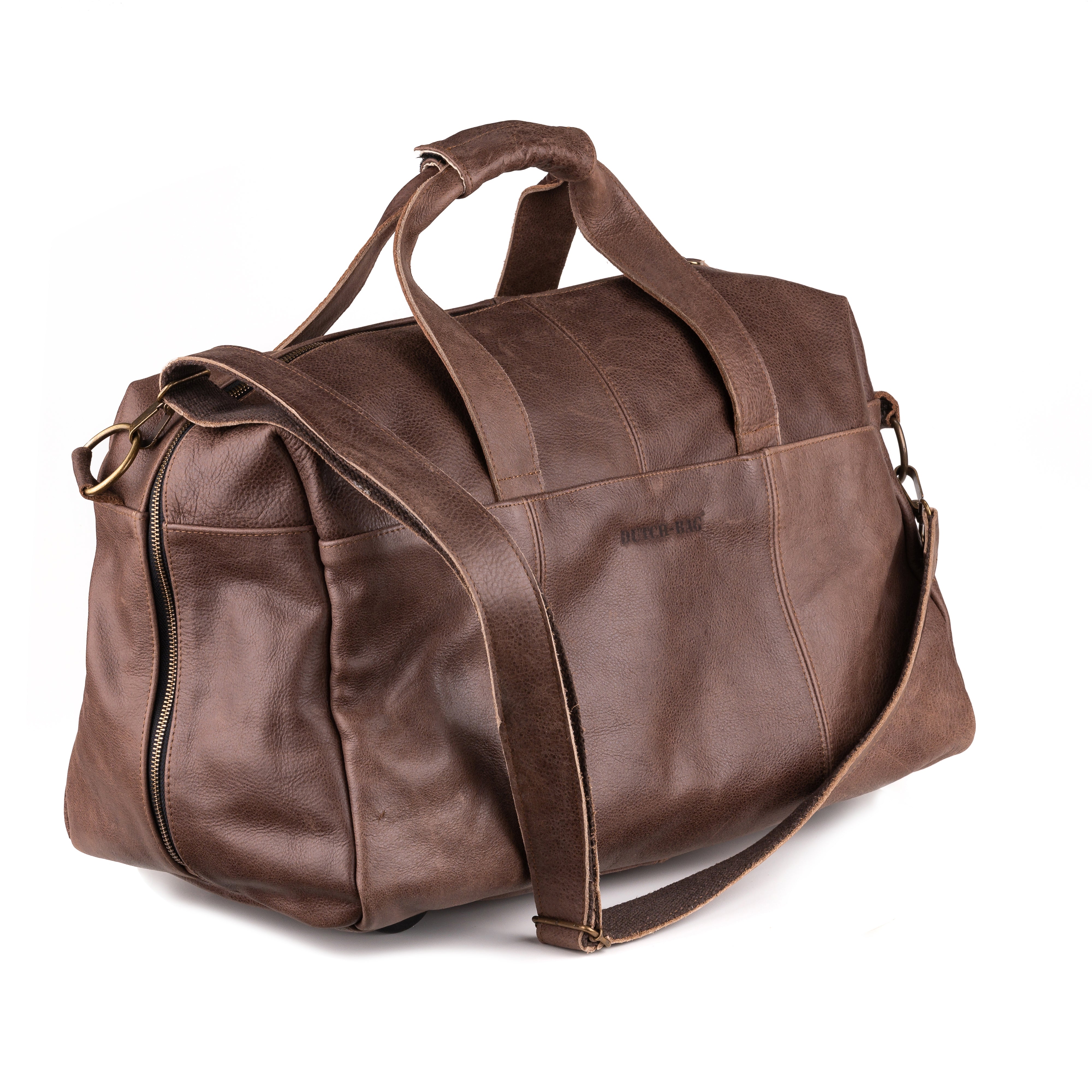 Zwolle Leren Weekendtas Brown - Vintage Leder