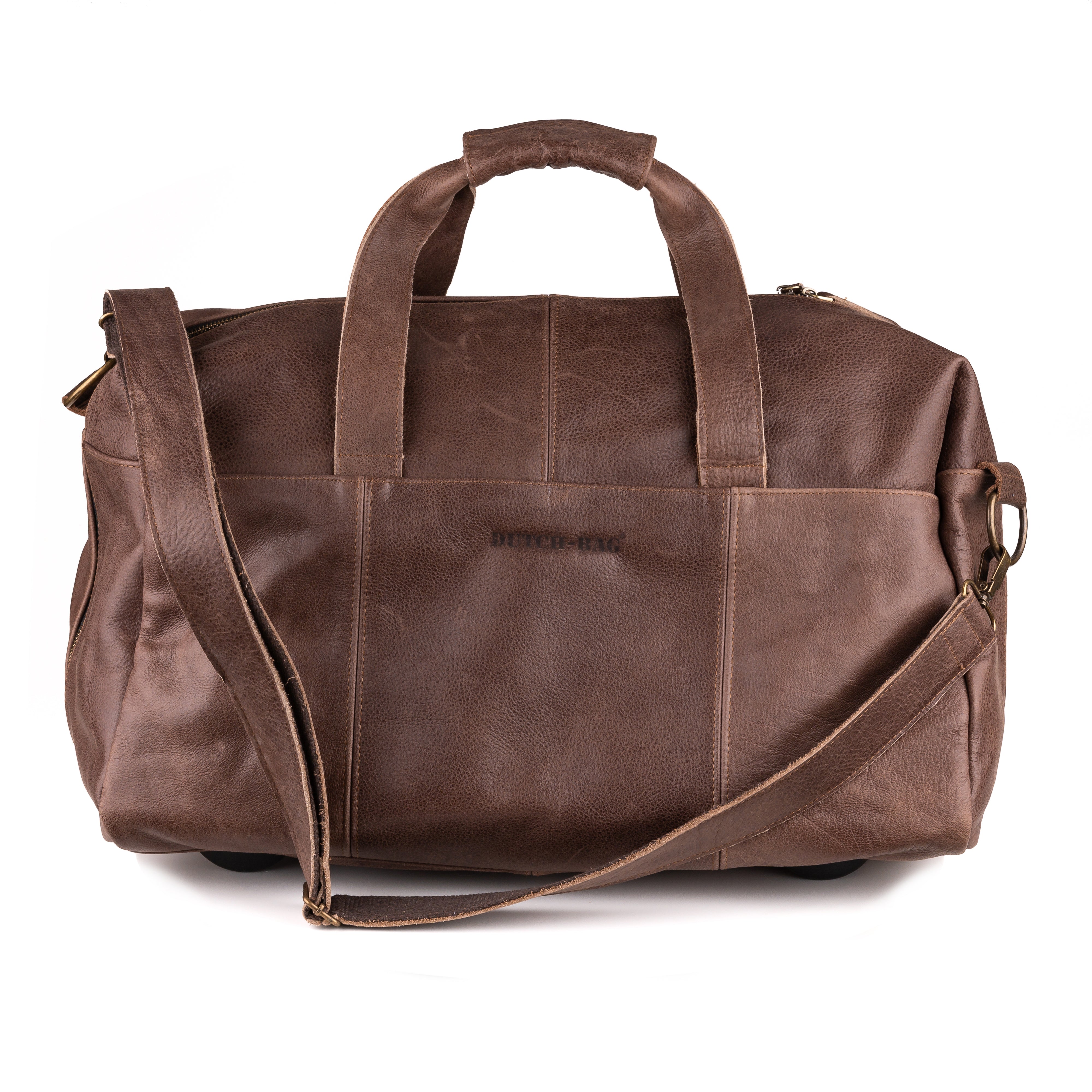 Zwolle Leren Weekendtas Brown - Vintage Leder