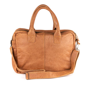 Amsterdam Leren Laptoptas 17 Inch Cognac - Vintage Leder