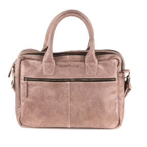 Amsterdam Leren Laptoptas 17 Inch Taupe - Vintage Leder