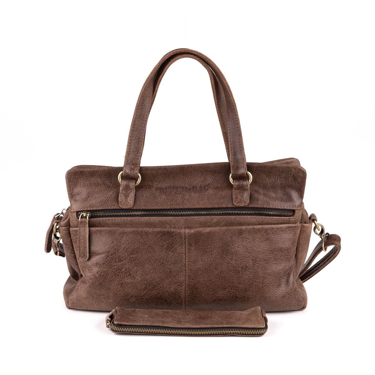 Arnhem Dames Handtas Leer Bruin - Vintage leder