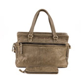 Arnhem Dames Handtas Leer Olijf - Vintage Leder