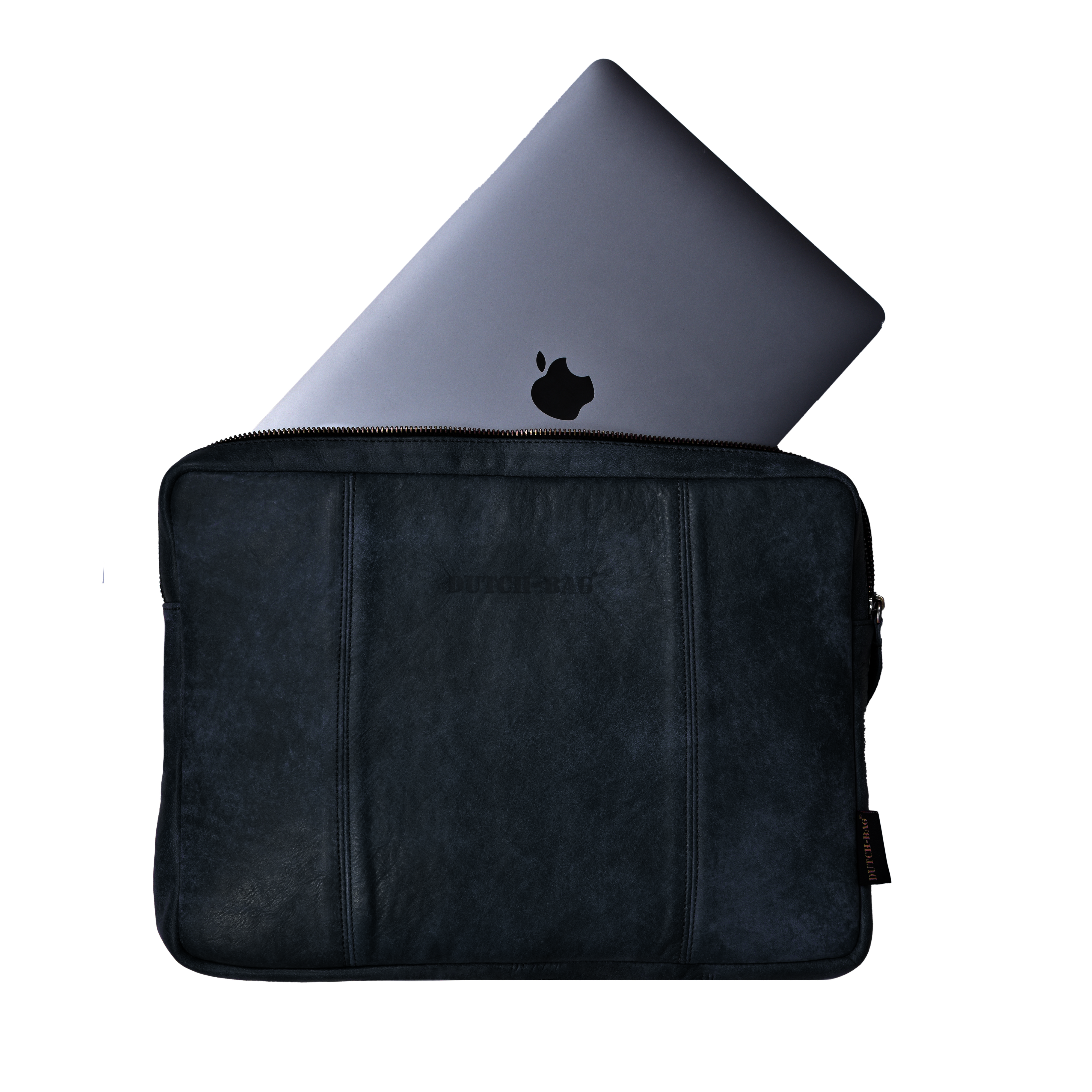 Leren Laptop Sleeve Zwart 14 inch