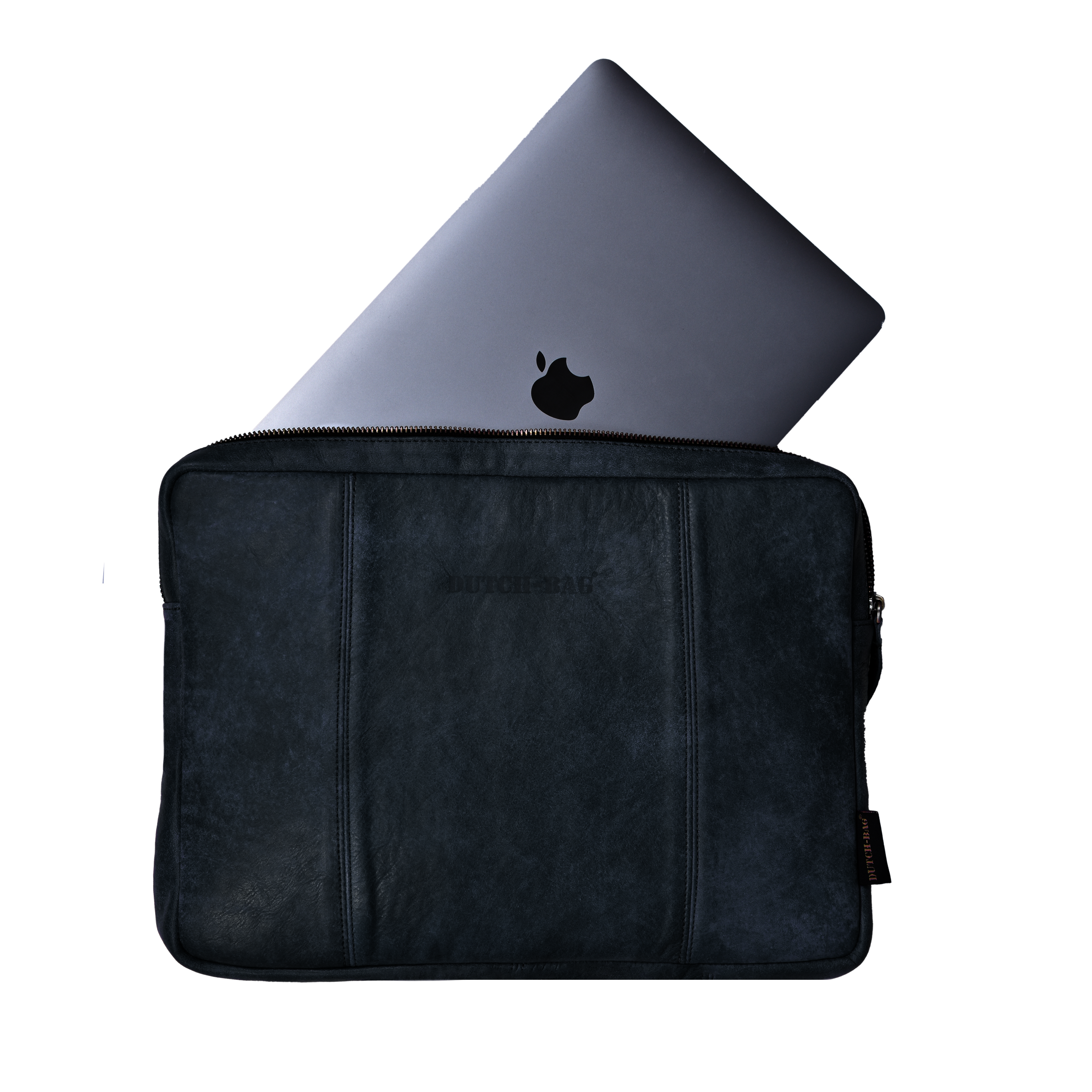 Leather Laptop Sleeve Black The Hague 14 inch