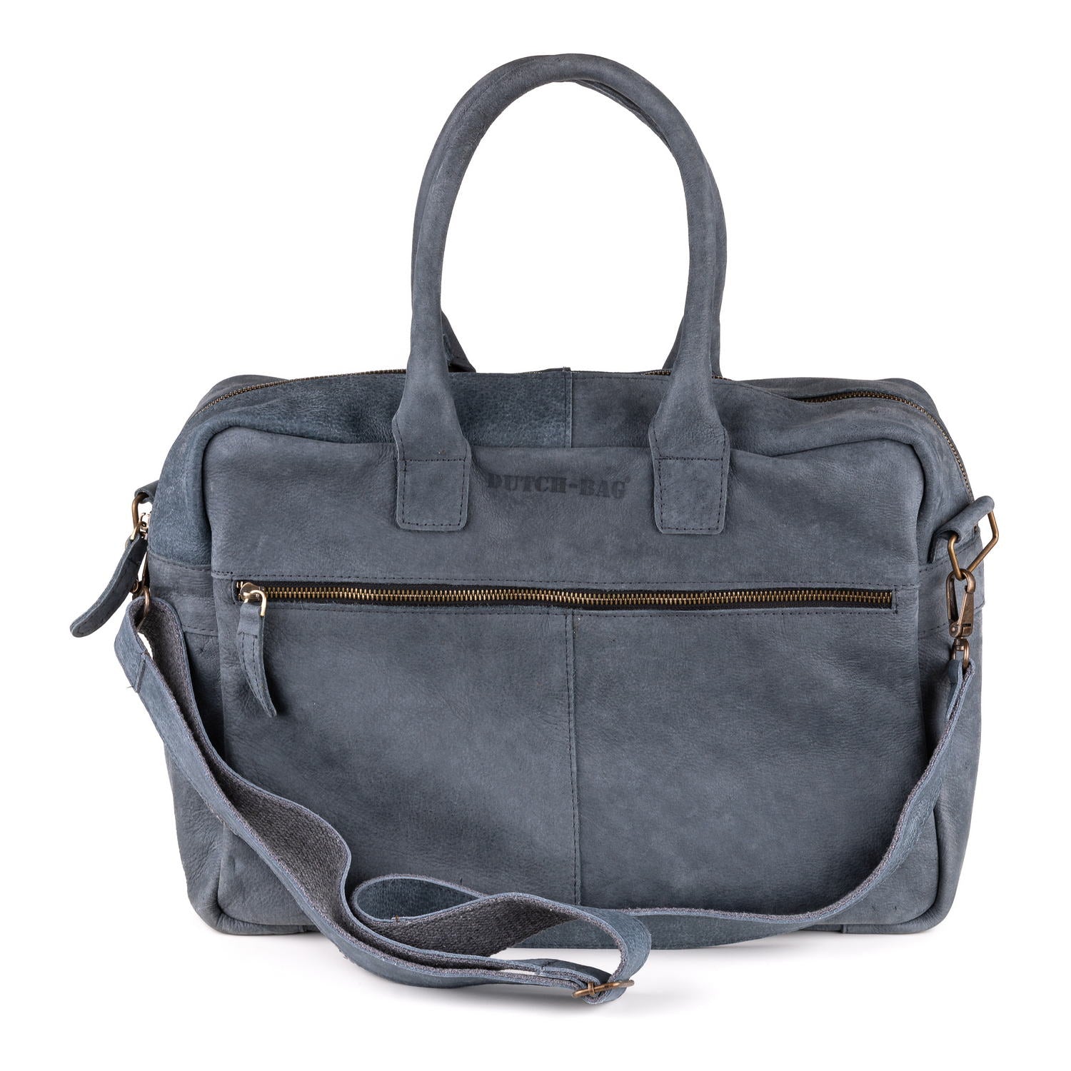 Breda Leder Laptoptasche 17 Zoll Denim - Kenia Leder