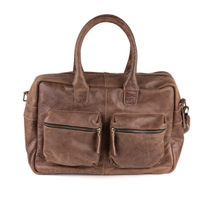 Breda Leren Laptoptas 17 Inch Bruin - Vintage Leder