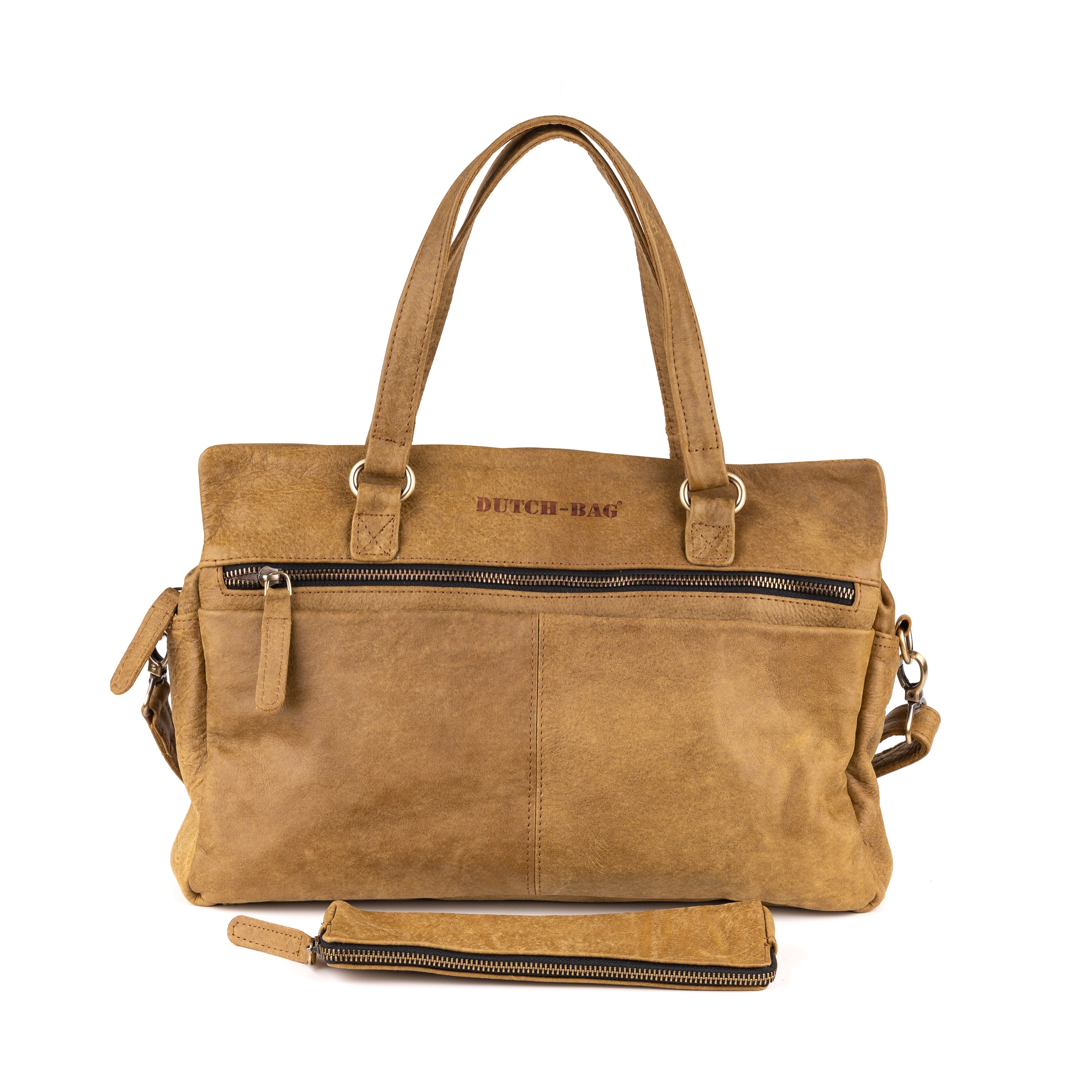 Arnhem Ladies Handbag Leather Avocado - Concrete Leather